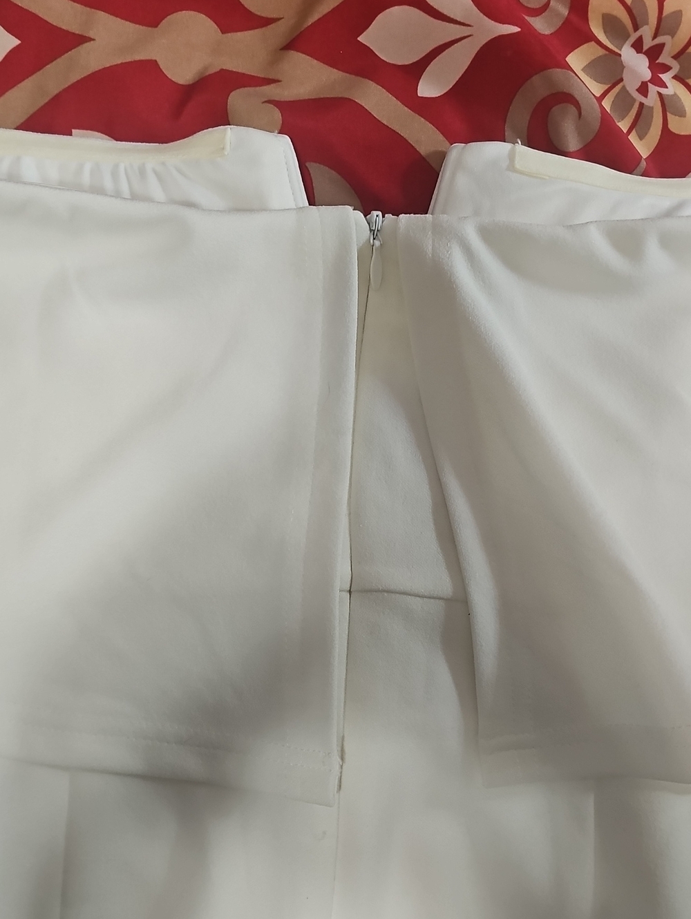 Lulu's White Strapless Ruffled Romper (D) - Picture 3 of 7